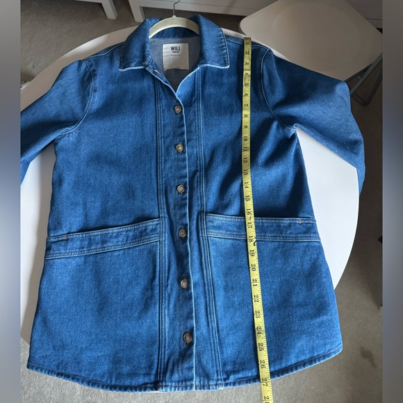 Sezane Blue Denim Will Jacket - Picture 6 of 8